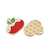 Christmas Themes Alloy Enamel Pendants ENAM-Z023-01G-03-2