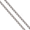 Adjustable Alloy Heart Pendant 304 Stainless Steel Box Chain Lariat Necklaces for Women NJEW-JN05902-02-5