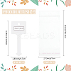1 Set Paper Hair Ties Display Cards AJEW-WR0002-30-2