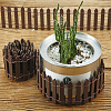 1Pc Wood Fence Ornaments AJEW-SP0003-86-5