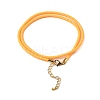 Nylon Milan Cord Necklace Making MAK-M028-01G-27-2