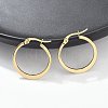 304 Stainless Steel Hoop Earrings EJEW-F105-22G-1