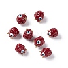 Halloween Opaque Resin Beads RESI-F033-01E-4