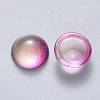 Transparent Spray Painted Glass Cabochons GLAA-S190-013C-C05-2