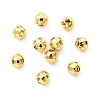 SHEGRACE Brass Round Beads XGRPCU042-293G-2