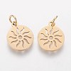 PVD Vacuum Plating 304 Stainless Steel Pendants X-STAS-Q201-T449G-2