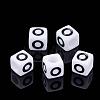 Letter Acrylic Beads PL37C9129-O-1