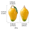 2Pcs Brass Enamel Charms KK-YW0001-89-3