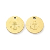 Ion Plating(IP) 316L Surgical Stainless Steel Charms STAS-D029-35G-1