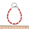 304 Stainless Steel Beaded Bracelets for Women BJEW-M056-08P-02-3