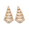 Brass Micro Pave Cubic Zirconia Pendants KK-F901-01D-G-1