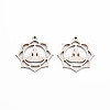 Non-Tarnish Chakra 201 Stainless Steel Pendants STAS-S119-153P-2