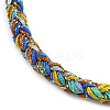 4MM Braided Nylon Cord Bracelets FIND-A057-01G-02-2