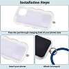 6 Sets 6 Colors Keychain Accessories Set KEYC-OC0001-08-4