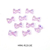 Electroplated Bowknot Resin Cabochons MRMJ-R128-16E-2