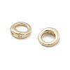 Brass Ring Charm Connectors KK-M306-04G-3