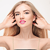 2 Pairs 2 Colors Rhinestone Chain Non-slip Bra Straps FIND-GO0002-48-5