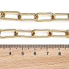 304 Stainless Steel Paperclip Chains STAS-I146-01G-4