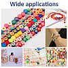 6 Strands 6 Style Handmade Polymer Clay Beads Strands CLAY-AR0001-22-4