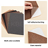   6Pcs 6 Colors Self Adhesive Linen Fabric DIY-PH0020-82-4