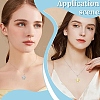 3Pcs 3 Styles Brass Pave Clear Cubic Zirconia Pendants KK-YW0003-79G-6