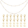 DIY Plastic Pearl Beaded Chains Bracelet Necklace Making Kit DIY-TA0009-70-3