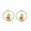 Autumn Theme Alloy Enamel Pendants LS-X-ENAM-S115-195-2