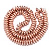 Electroplate Non-magnetic Synthetic Hematite Beads Strands G-S372-001-02RG-3