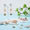 12Pcs 6 Styles Natural Shell Pendant Sets SHEL-CD0001-03-9