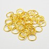 Brass Soldered Closed Jump Rings KK-WH0084-05B-G-1