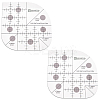 2Pcs Transparent Acrylic Alignment T-Shirt Rulers AJEW-DC0002-17A-1