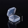 Square Plastic Bead Storage Containers CON-FS0001-10-4