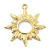 Ion Plating(IP) 304 Stainless Steel Pendants STAS-P379-03J-G-1