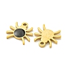 Halloween Theme Ion Plating(IP) 304 Stainless Steel Enamel Pendants STAS-M011-02E-2