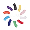130g 10 Colors Opaque Acrylic Beads SACR-YW0001-27-3