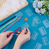 100Pcs Acrylic Thread Winding Boards TOOL-PH0001-99-3
