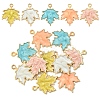 10Pcs 5 Colors Autumn Theme Zinc Alloy Pendants ENAM-YW0005-10-1