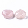 Natural Rose Quartz Heart Love Stone G-S364-062A-3