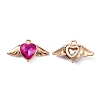 Zinc Alloy Rhinestone Pendants ALRI-TAC0003-24L-2