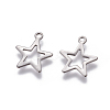 304 Stainless Steel Charms STAS-L234-095P-2