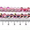Synthetic Moonstone Beads Strands G-P528-J01-10-4