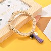 Stretch Charm Bracelets BJEW-JB05522-04-3