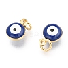 Brass Enamel Beads LS-X-KK-B024-02G-E-2