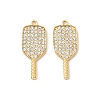 304 Stainless Steel with Crystal Rhinestone Pendants STAS-G358-12G-02-1