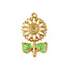 304 Stainless Steel Enamel Pendants STAS-OY008-54G-1
