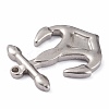 Non-Tarnish 304 Stainless Steel Pendants STAS-O140-03P-3