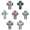 14Pcs 7 Styles Silicone Focal Beads SIL-CJ0002-91-1