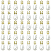 96Pcs ABS Plastic Imitation Pearl Pendants KY-SC0002-32G-1