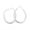 Tarnish Resistant 201 Stainless Steel Teardrop Hoop Earrings for Women EJEW-N052-03C-01-1