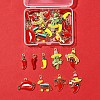 30Pcs 9 Styles Alloy Enamel Pendants FIND-FS0004-26-6